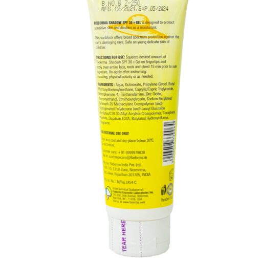 Gel Chống Nắng Da Mặt Fixderma Shadow SPF 30+ (75g)