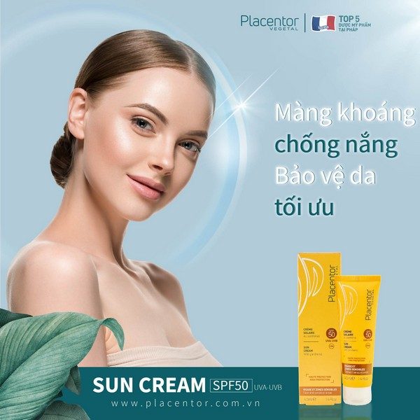 Kem chống nắng Placentor Vegetal Sun Cream SPF 50