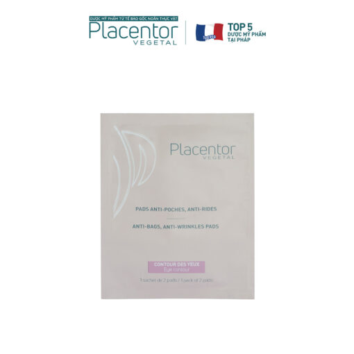 Mặt Nạ Giảm Nếp Nhăn Và Bọng Mắt Placentor Vegetal Anti-Pouch, Anti-Wrinkle Pads Của Pháp