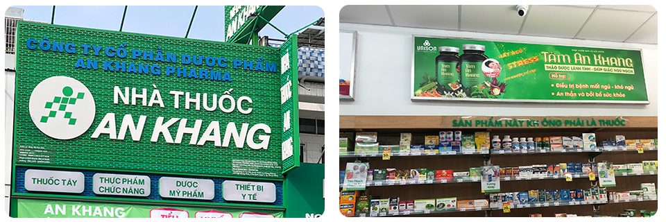Nhà thuốc An Khang 1 trong những đối tác của Unison